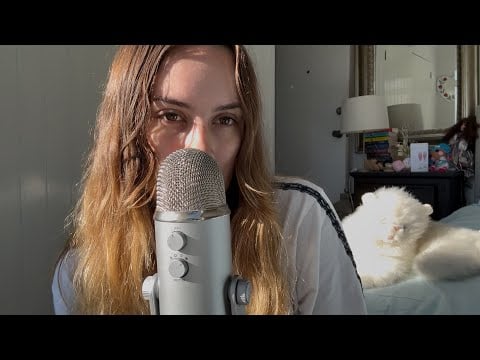 ASMR Mouth sounds, word repetition and inaudible rambles