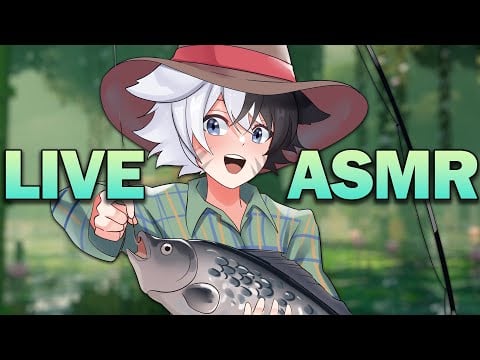 💚 Live 3DIO ASMR | Femboy Whispers by the Garden Lake 🌿