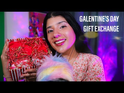 ASMR GALENTINES DAY GIFT EXCHANGE WITH @lorrilatteasmr439