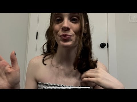 ASMR unfortunately i felt like talking today (stuttering)