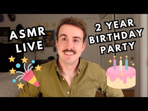 ASMR LIVE ~  2 YEAR BIRTHDAY PARTY 🥳🐝 🥹