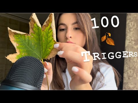 🍂 Asmr 100 autumn triggers in 1 minute 🍂