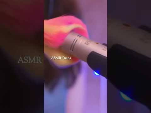 2 X BEST ASMR Mic Brushing Triggers #shorts