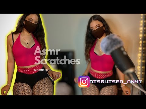 ASMR💞Fast and Aggressive fabric scratching, skin scratching and tapping|ASMR Tingles✨