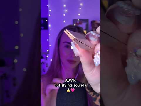 ASMR which sound is your favourite? 😍 #asmrmicscratching #asmrwatersounds