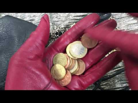 LEATHER GLOVES   ❤️  Euro's  🤍   [[ASMR]]
