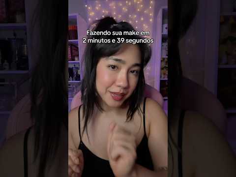 Maquiagem em menos de 3 minutos #asmr #maquiagem