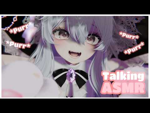 【ASMR Vrchat】Catgirl Helps You Falls Asleep! ♥  Sleeping Aid ♥  Talking ♥ Purring ♥