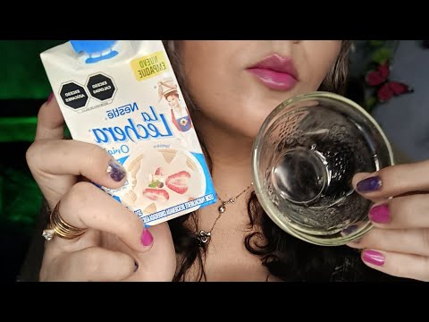 ASMR sonidos para relajarte asmr con lechera
