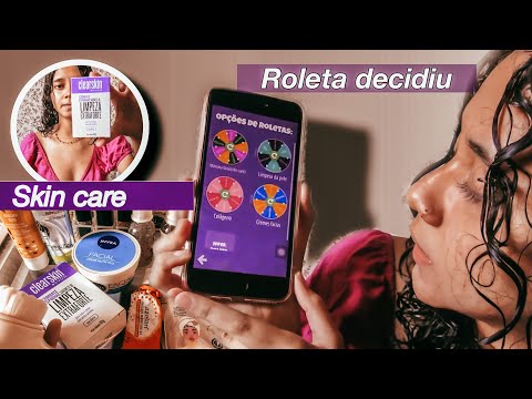 Roleta decidindo minha SKIN CARE - Rotina - (Carolina Ramos)