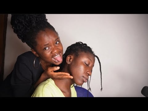 ASMR EARCLEANING WITH FAKE SPIT PAINTING&BLOWING SOUNDS FOR DEEP SLEEP 😴 
