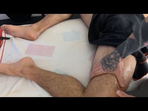 Full recovery Legs Massage - Athlete receives rejuvenating ASMR massage | Boys Only
