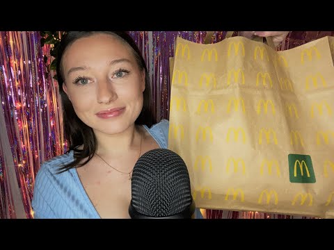 ASMR FRANCAIS - Dégustation MACDO, Mukbang (Bruits de bouche, Mouth sounds) 🍔❤