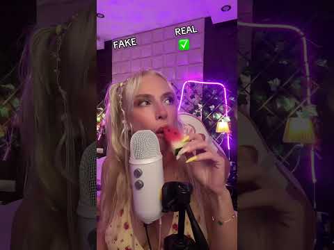 FAKE or REAL #asmr #asmrsounds #asmrvideo #asmrtiktoks #asmrsound #fake #real #reality