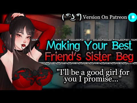 Making Your Best Friend's Older Sister Beg For Cuddles [Older Woman] | Goth Girl ASMR Roleplay /F4A/