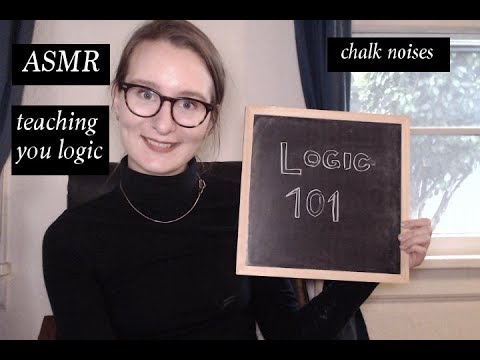 ASMR Teaching You Logic (Soft-Spoken, Chalk Sounds)