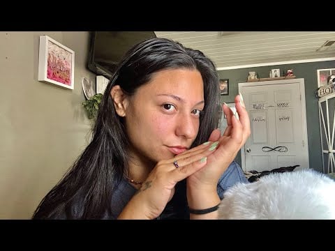 ASMR Hand sounds with relaxing Mouth sounds (fabric scratching) 