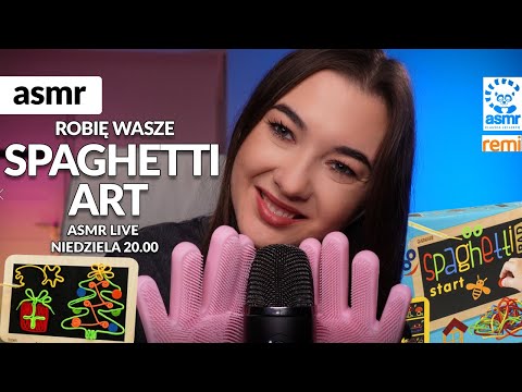 🔴 LIVE ASMR - ROBIĘ WASZE SPAGHETTI ART!🍝