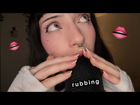 Mic rubbing, mouth sounds, fabric scratching ASMR (slow and fast and aggressive)