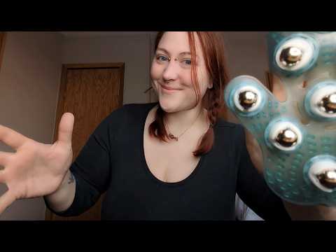 Fast and Aggressive Massage ASMR with Roller Mitt 🔥🙌 Intense Neck and Shoulder Massage 