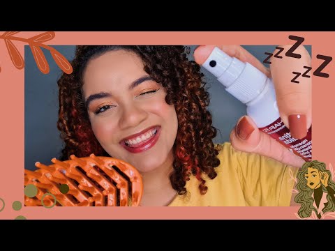 ASMR: CUIDANDO DO SEU CABELO 💖💖 Lançamento do meu eBook 🤩🥳