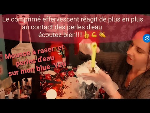 Asmr francais "Mousse à raser sur mon blue yéti "
