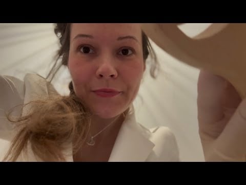 ASMR POV Lying Down: Strange Calm Doctor – Cut Bandages, Reflex Hammer Wood+Metal (soft spoken)