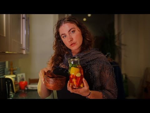 ❂ASMR❂ Brewing You Some Fire Cider To Cure ALL Your Sicknesses | Chopping, Tapping, and More 🧙🏻‍♀️
