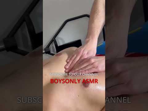 Relaxing no talking massage 💆🏻‍♂️@BoysOnlyASMR  #asmrmassage