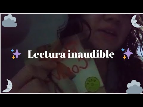 ASMR ~ Lectura inaudible con chicle  para dormir 💤🎧