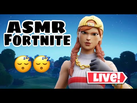 ASMR LIVE sur FORTNITE on joue ensemble et mode ranked  (on rush les 1300 abos)