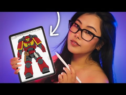 ASMR ✨ Creating My Own Custom Space Marine Chapter! 🎨 Soft Whispers For Sleep 💤