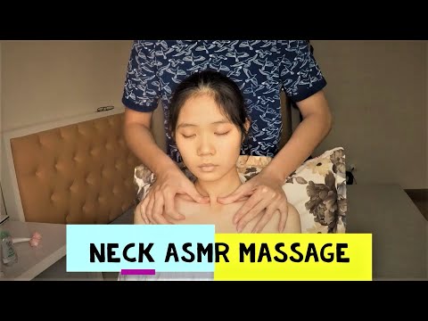 ASMR Neck & Shoulder Massage for Stress Relief | Thyroid Massage
