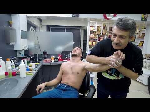 PERFECT ASMR FACE CLEAN WITH MUNUR ONKAN! HAIR WASH ,HEAD AND BODY MASSAGE