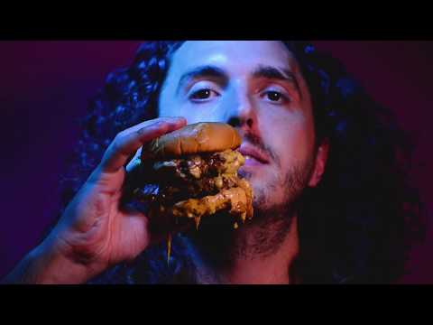 ASMR Eating Caramelized Onion Double Cheese Burger Binge 먹방