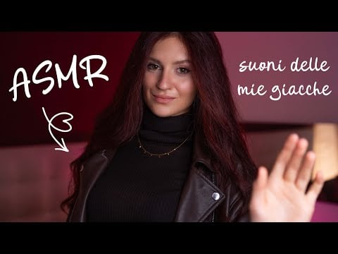 ASMR: SUONI DELLE MIE GIACCHE 🧥 | QUALE TI PIACE DI PIÙ? 😍 Fabric Sounds, Touching & Scratching 😴