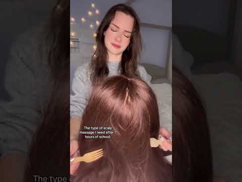the deep scratches especially #asmr #scalpmassage #scalpscratching #relax