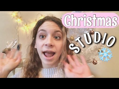 CHRISTMAS Studio! And tour! VLOGMAS day 4