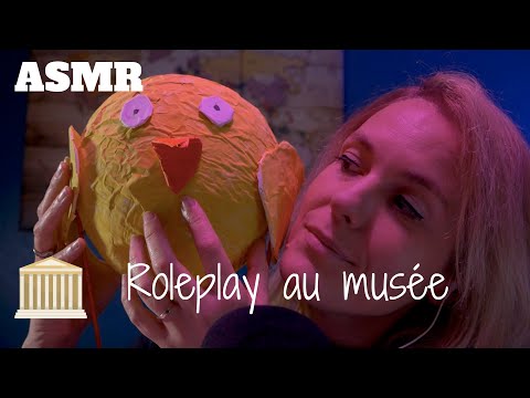 ASMR FR  🏛 Roleplay au musée (tapping et chuchotements)