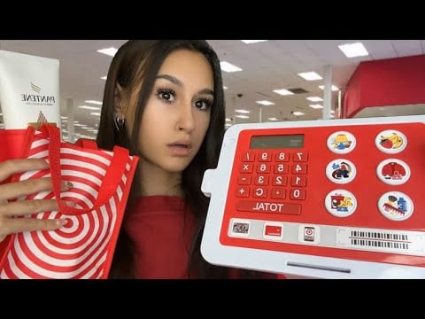 ASMR| Rude target worker scans YOUR items..😟