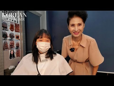 미용실 ASMR 탈색모 톤다운 염색하기 Bleached hair and toned down/Korean hair salon