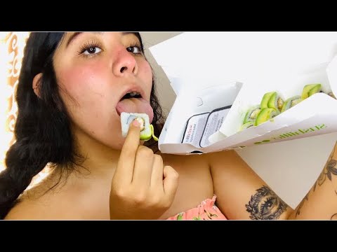 🍣🔥ASMR 🔥 COMIENDO MUCHO SUSHI🔥🍣