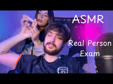 ASMR Examination On Real Person 🫶🏼