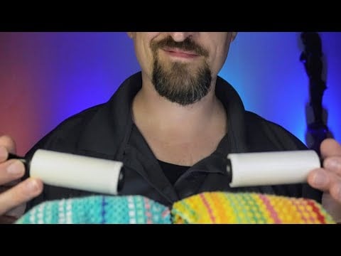 ASMR TINGLE Warning🥴 The Lint Rollers (No Talking)