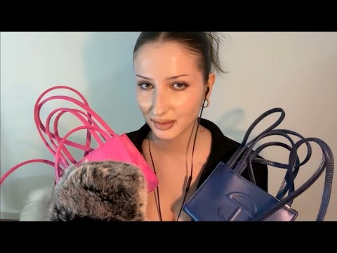 asmr - bag triggers + whispering po slovensky