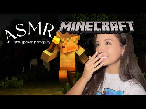 Soft Spoken ASMR Minecraft Let's Play (Part 2) - I found diamonds.