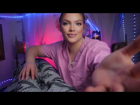 ASMR Full Body Massage, you CAN close your EYES | Humming, Sleep Inducing Deep Binaural Beats