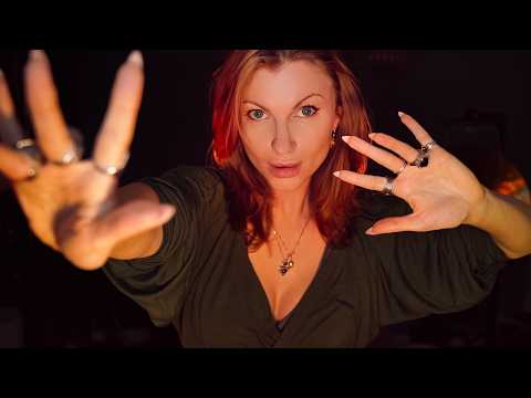 ASMR Reiki Hand Movements, Negative Energy clearing, wearing rings ( No Talking)
