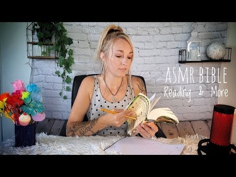 ASMR | Bible Reading While Trying to Survive | Christian ASMR ✝️ ❤️