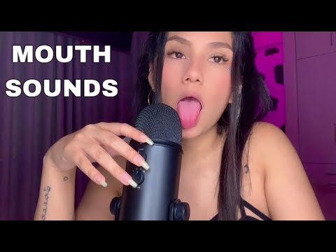 ASMR MOUTH SOUNDS intensos muy cerca al micro (no talking)💋